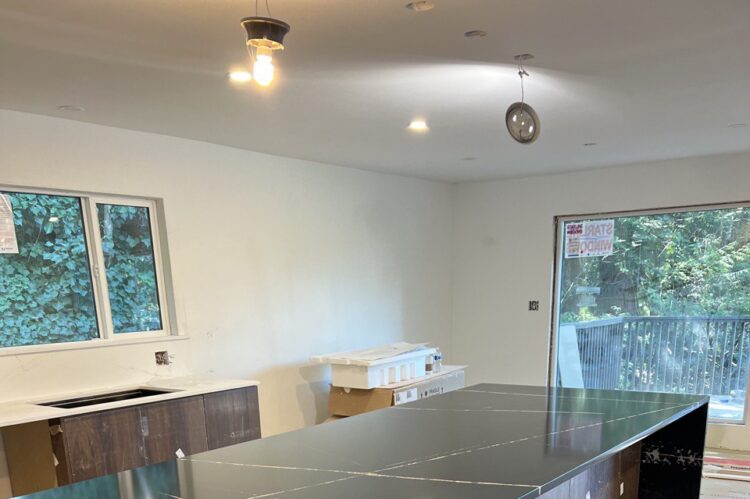 Quartz Kitchen Island and Countertop Project
