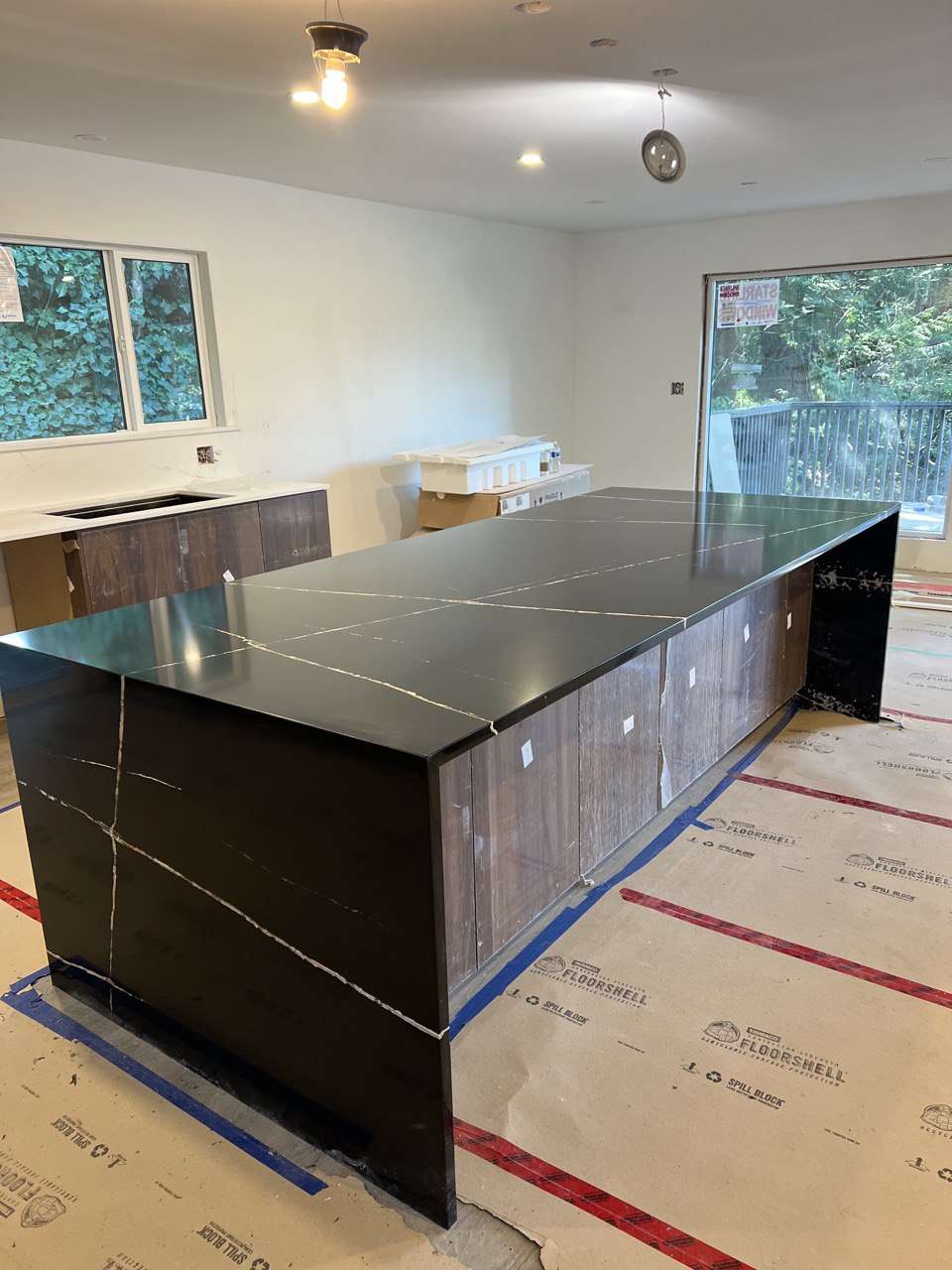 Quartz Kitchen Island and Countertop Project