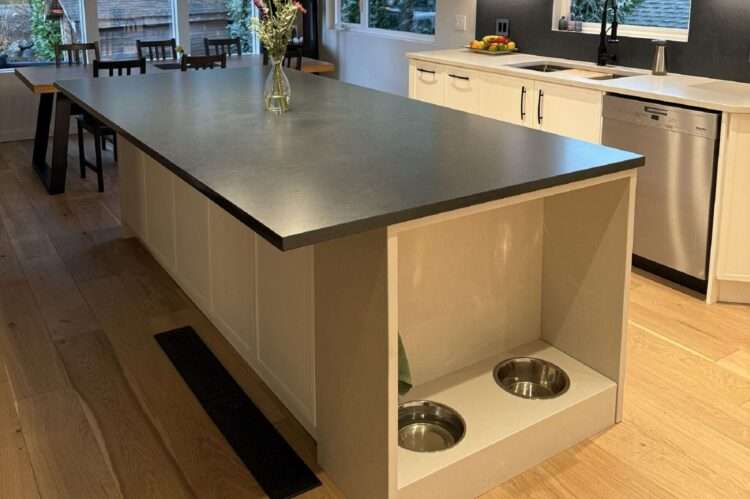 dog station Custom Quartz Kitchen North Vancouver