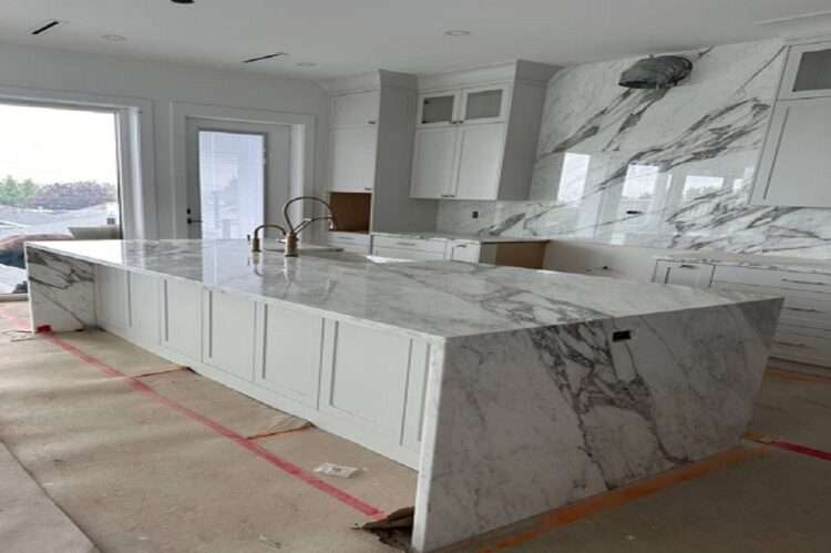 Arabescato marble Countertop and Island