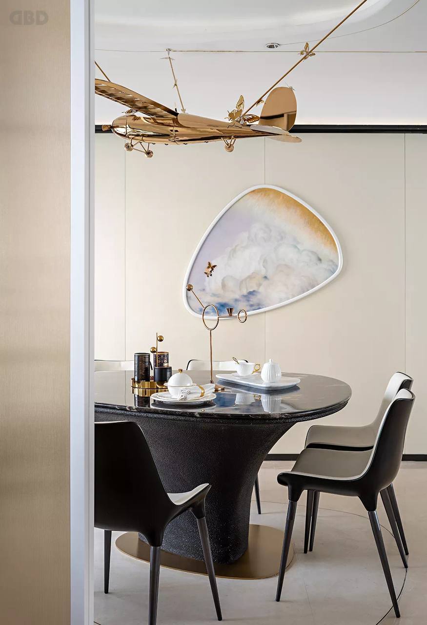 Black marble Table