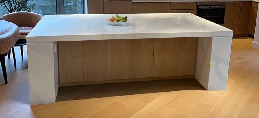 Calacatta Gold Quartz Countertop