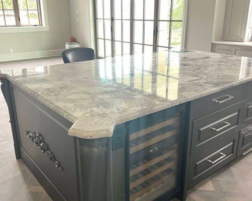 Classic main kitchen island