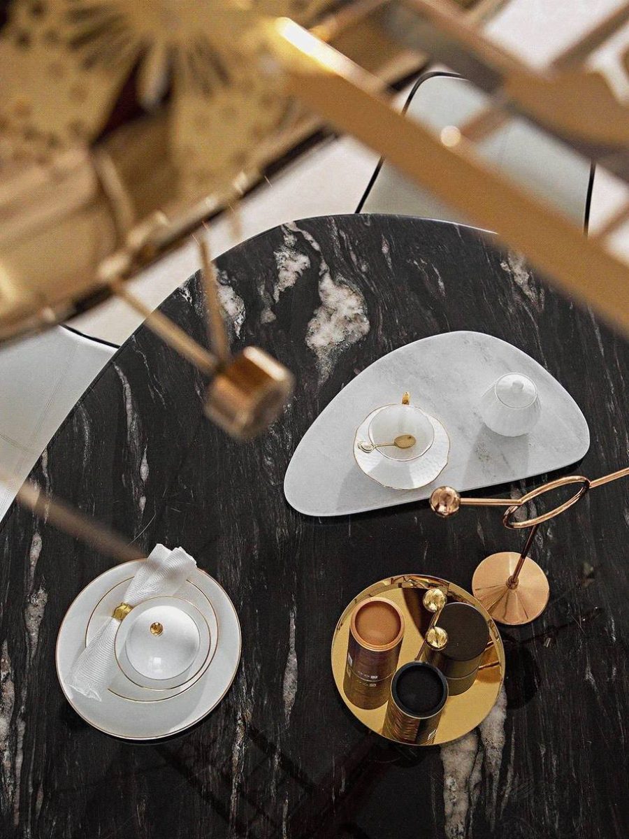 Black Marble Table